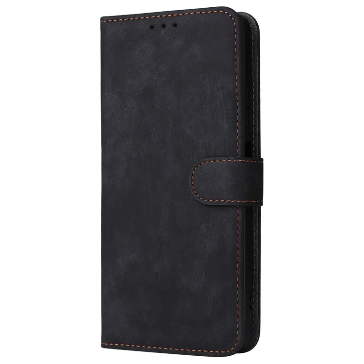 For itel RS4 4G Case with Wrist Strap RFID Blocking Stand Magnetic Phone Cover