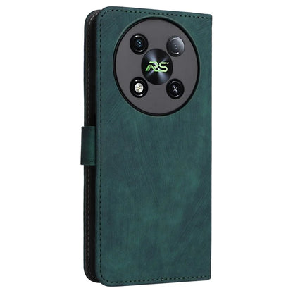 For itel RS4 4G Case with Wrist Strap RFID Blocking Stand Magnetic Phone Cover