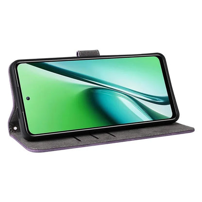 For itel RS4 4G Case with Wrist Strap RFID Blocking Stand Magnetic Phone Cover