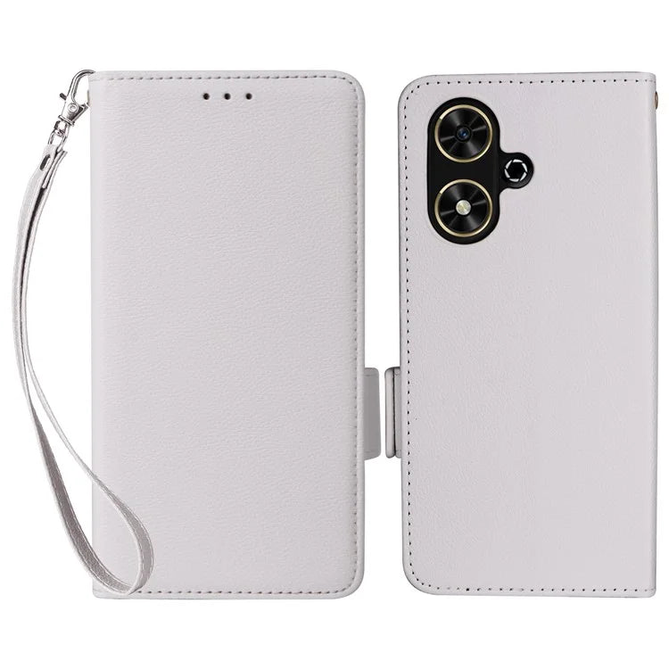 For Honor Play 50 / Play 50m Wholesale PU Leather Phone Case with Hand Strap Litchi Texture Wallet Cover