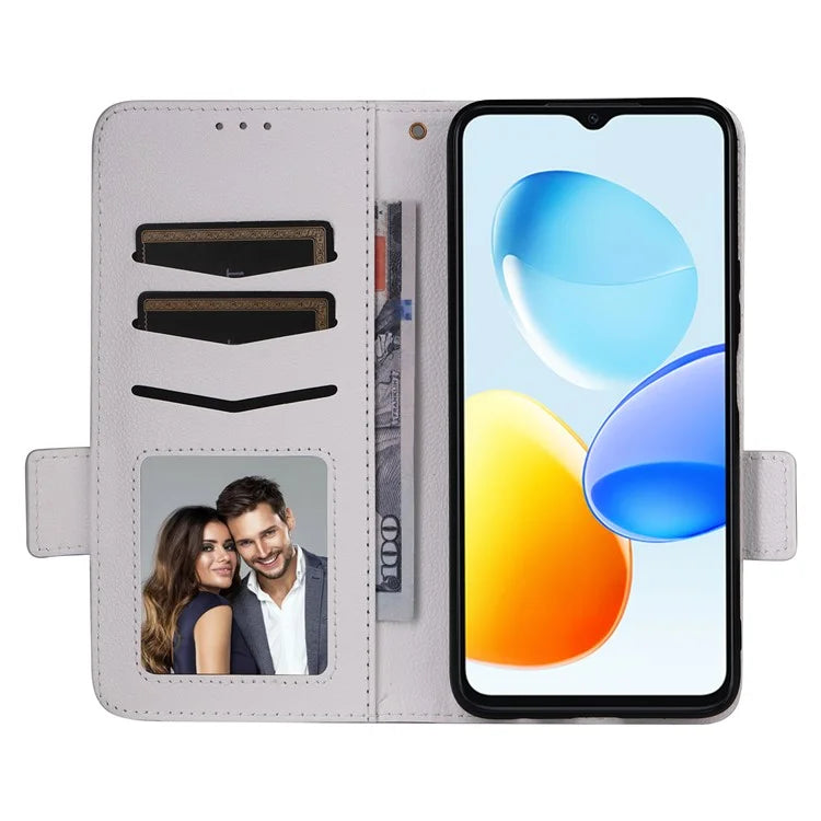 For Honor Play 50 / Play 50m Wholesale PU Leather Phone Case with Hand Strap Litchi Texture Wallet Cover