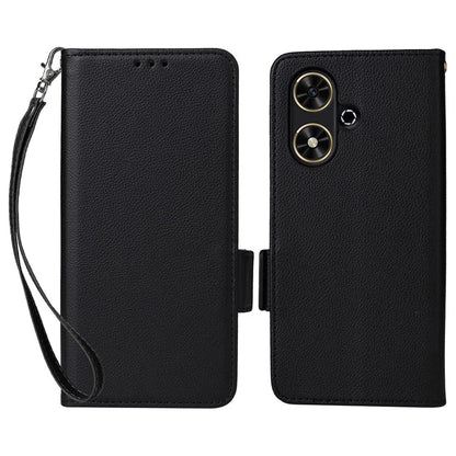 For Honor Play 50 / Play 50m Wholesale PU Leather Phone Case with Hand Strap Litchi Texture Wallet Cover
