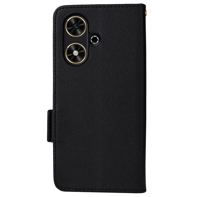 For Honor Play 50 / Play 50m Wholesale PU Leather Phone Case with Hand Strap Litchi Texture Wallet Cover