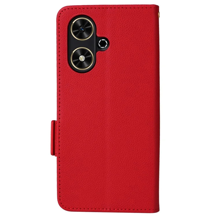 For Honor Play 50 / Play 50m Wholesale PU Leather Phone Case with Hand Strap Litchi Texture Wallet Cover