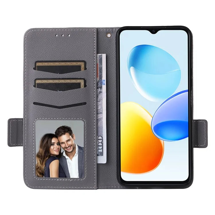 For Honor Play 50 / Play 50m Wholesale PU Leather Phone Case with Hand Strap Litchi Texture Wallet Cover