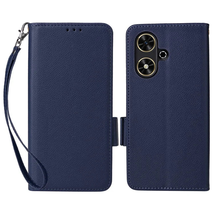 For Honor Play 50 / Play 50m Wholesale PU Leather Phone Case with Hand Strap Litchi Texture Wallet Cover