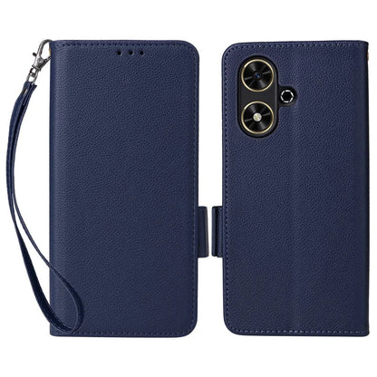 For Honor Play 50 / Play 50m Wholesale PU Leather Phone Case with Hand Strap Litchi Texture Wallet Cover
