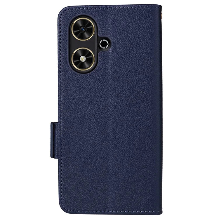 For Honor Play 50 / Play 50m Wholesale PU Leather Phone Case with Hand Strap Litchi Texture Wallet Cover