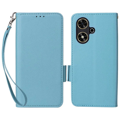 For Honor Play 50 / Play 50m Wholesale PU Leather Phone Case with Hand Strap Litchi Texture Wallet Cover
