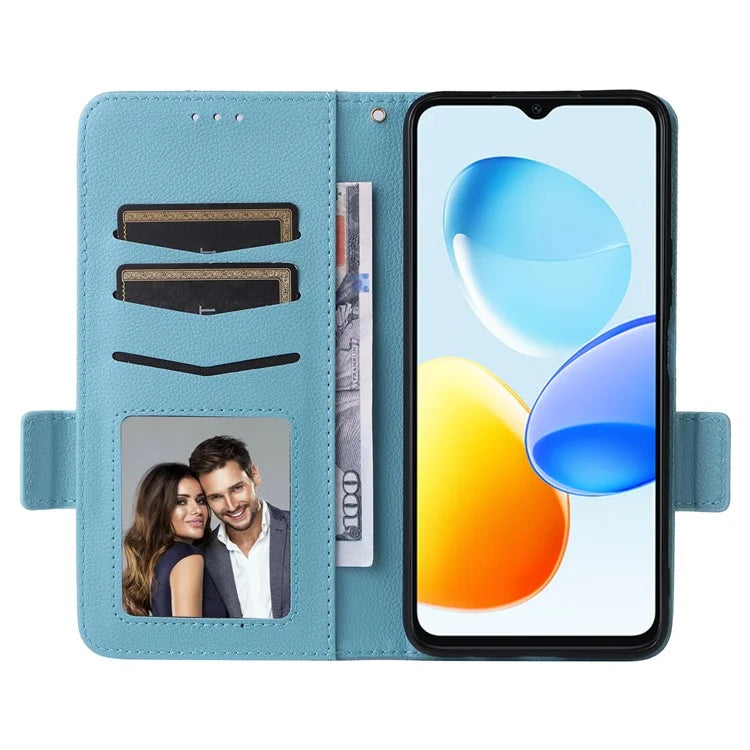 For Honor Play 50 / Play 50m Wholesale PU Leather Phone Case with Hand Strap Litchi Texture Wallet Cover