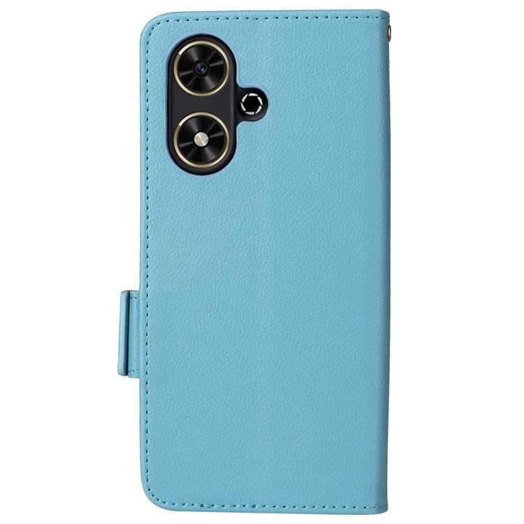For Honor Play 50 / Play 50m Wholesale PU Leather Phone Case with Hand Strap Litchi Texture Wallet Cover