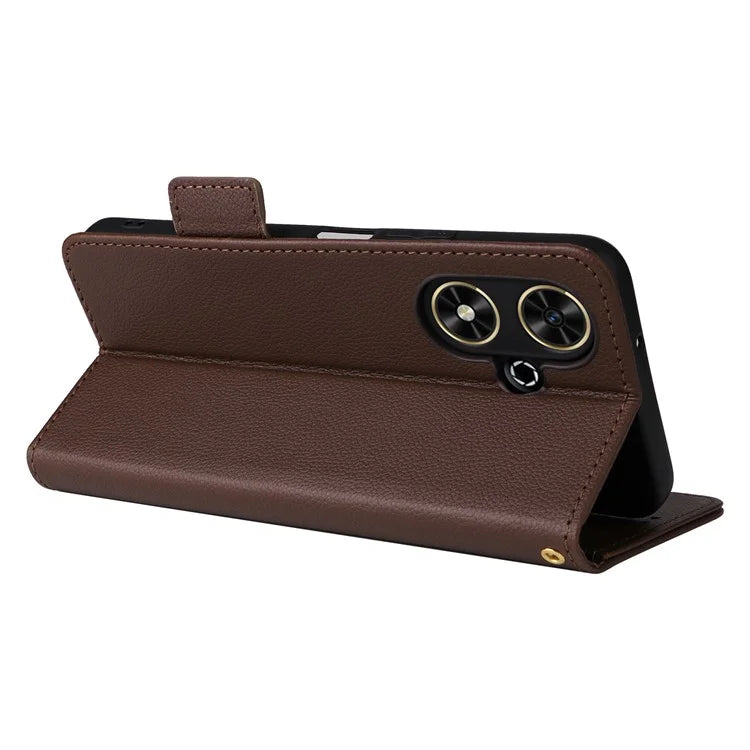 For Honor Play 50 / Play 50m Wholesale PU Leather Phone Case with Hand Strap Litchi Texture Wallet Cover