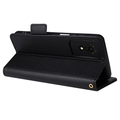 For TCL 501 T433D Leather Case Wallet Stand Litchi Texture Phone Cover Wholesale