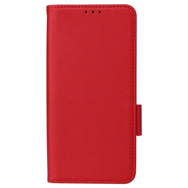 For TCL 501 T433D Leather Case Wallet Stand Litchi Texture Phone Cover Wholesale