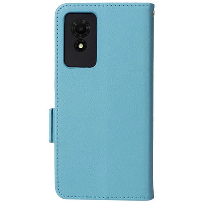 For TCL 501 T433D Leather Case Wallet Stand Litchi Texture Phone Cover Wholesale