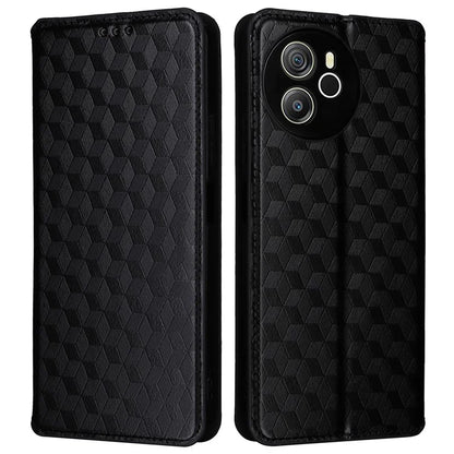 For Blackview Shark 8 Leather Case Rhombus Wallet Stand Flip Phone Cover