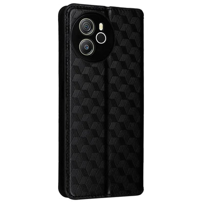 For Blackview Shark 8 Leather Case Rhombus Wallet Stand Flip Phone Cover