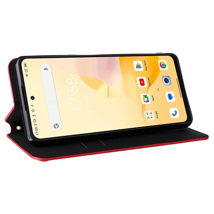 For Blackview Shark 8 Leather Case Rhombus Wallet Stand Flip Phone Cover