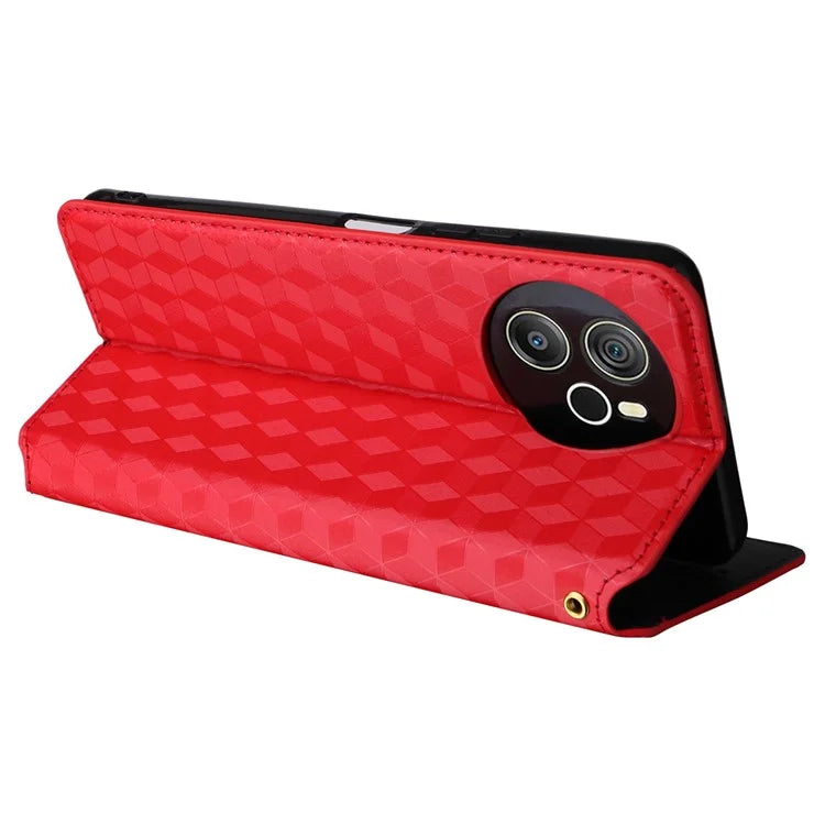 For Blackview Shark 8 Leather Case Rhombus Wallet Stand Flip Phone Cover