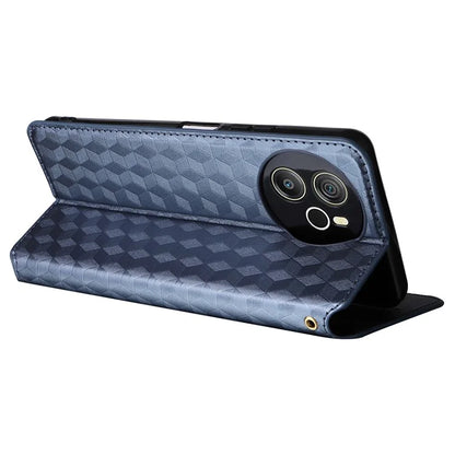For Blackview Shark 8 Leather Case Rhombus Wallet Stand Flip Phone Cover