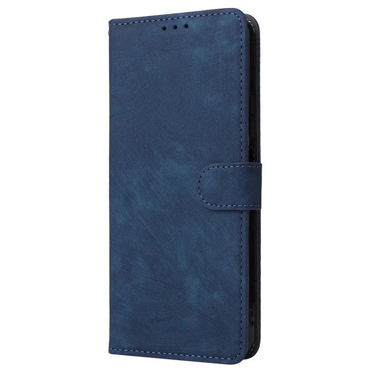 For Blackview Shark 8 Case RFID Blocking PU Leather Wallet Phone Cover with Hand Strap