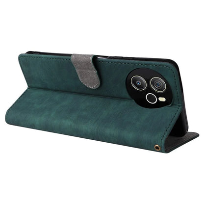 For Blackview Shark 8 Case RFID Blocking PU Leather Wallet Phone Cover with Hand Strap
