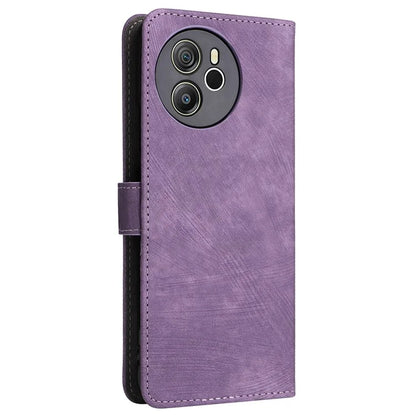For Blackview Shark 8 Case RFID Blocking PU Leather Wallet Phone Cover with Hand Strap