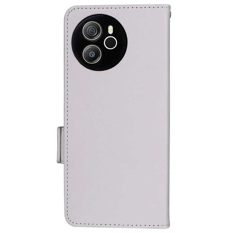 For Blackview Shark 8 Case Leather Folio Stand Phone Cover with Wrist Strap