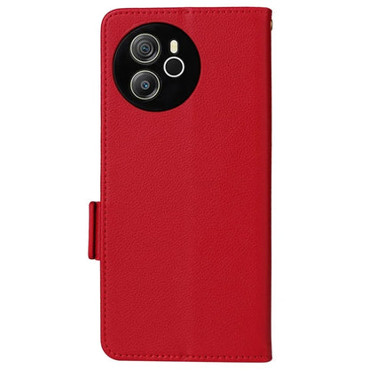 For Blackview Shark 8 Case Leather Folio Stand Phone Cover with Wrist Strap