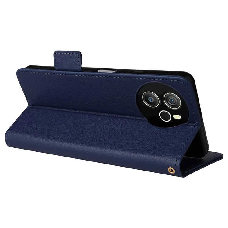 For Blackview Shark 8 Case Leather Folio Stand Phone Cover with Wrist Strap