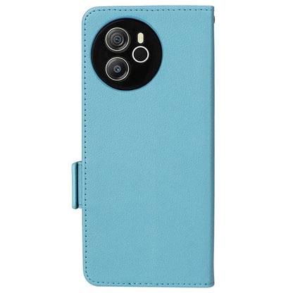 For Blackview Shark 8 Case Leather Folio Stand Phone Cover with Wrist Strap