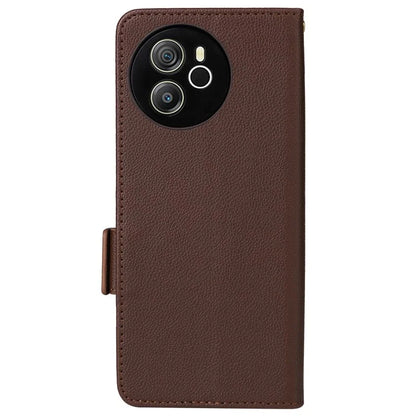 For Blackview Shark 8 Case Leather Folio Stand Phone Cover with Wrist Strap