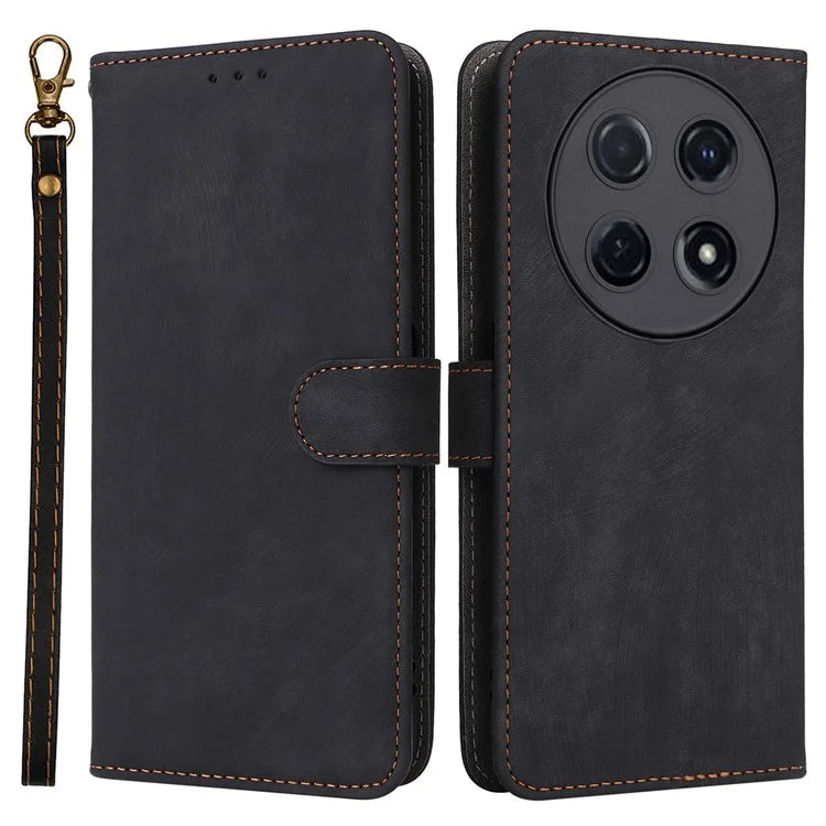 For Huawei nova 12i 4G / Enjoy 70 Pro Case RFID Blocking Flip Folio Leather Cell Phone Cover