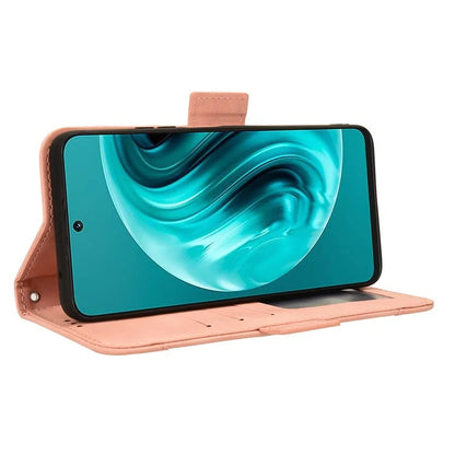For Huawei nova 12i 4G / Enjoy 70 Pro Case PU Leather Stand Function Multiple Card Slots Phone Cover