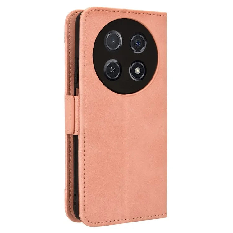 For Huawei nova 12i 4G / Enjoy 70 Pro Case PU Leather Stand Function Multiple Card Slots Phone Cover