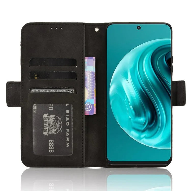 For Huawei nova 12i 4G / Enjoy 70 Pro Case PU Leather Stand Function Multiple Card Slots Phone Cover