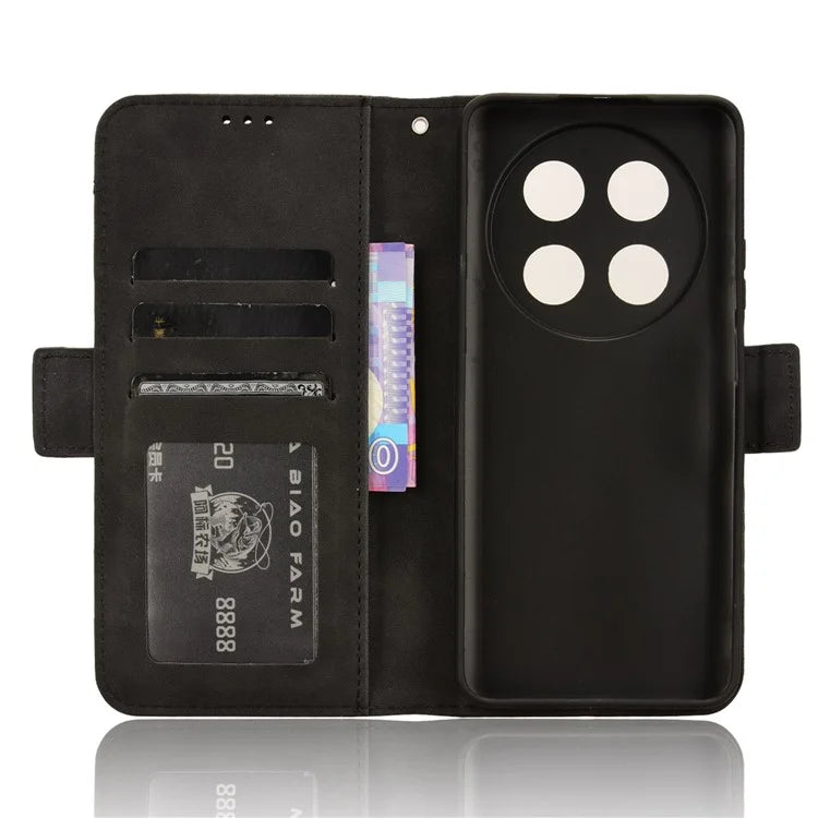 For Huawei nova 12i 4G / Enjoy 70 Pro Case PU Leather Stand Function Multiple Card Slots Phone Cover