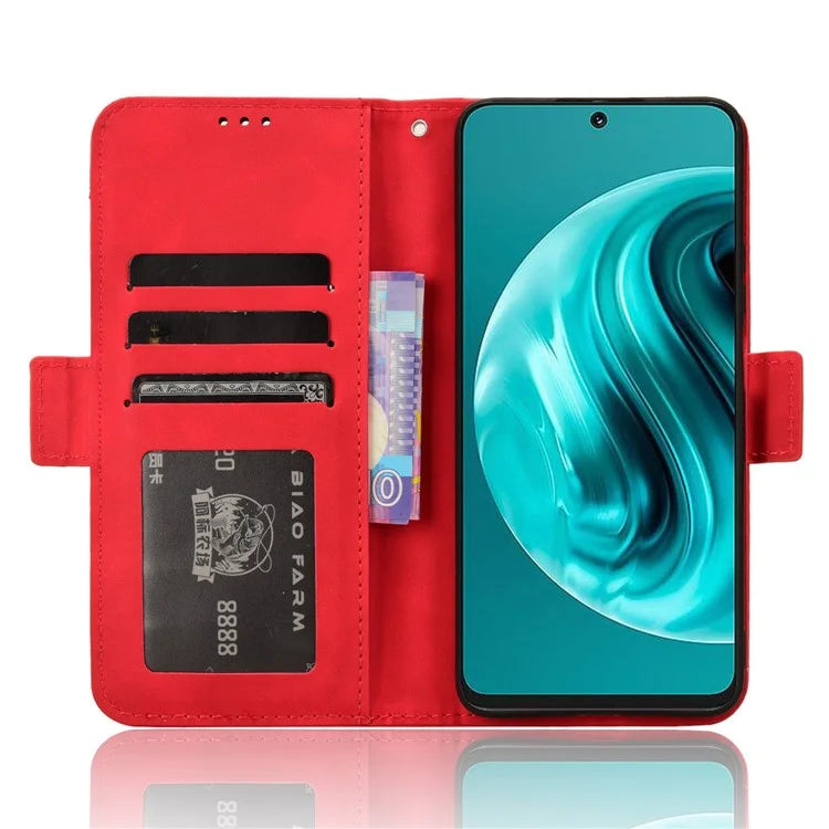 For Huawei nova 12i 4G / Enjoy 70 Pro Case PU Leather Stand Function Multiple Card Slots Phone Cover