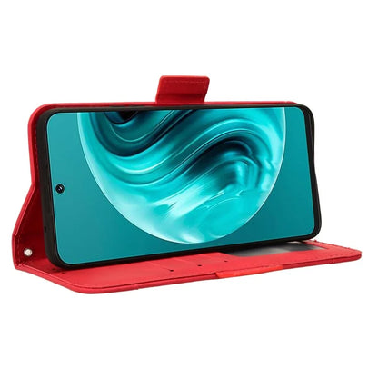 For Huawei nova 12i 4G / Enjoy 70 Pro Case PU Leather Stand Function Multiple Card Slots Phone Cover