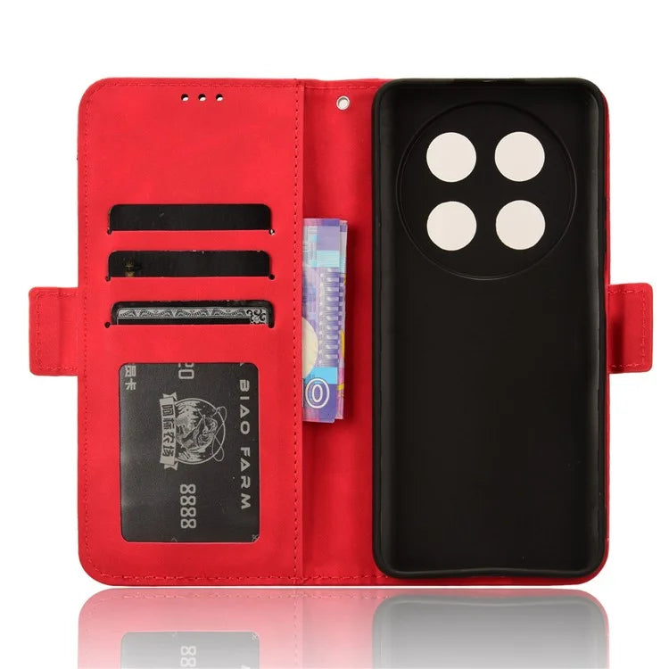 For Huawei nova 12i 4G / Enjoy 70 Pro Case PU Leather Stand Function Multiple Card Slots Phone Cover
