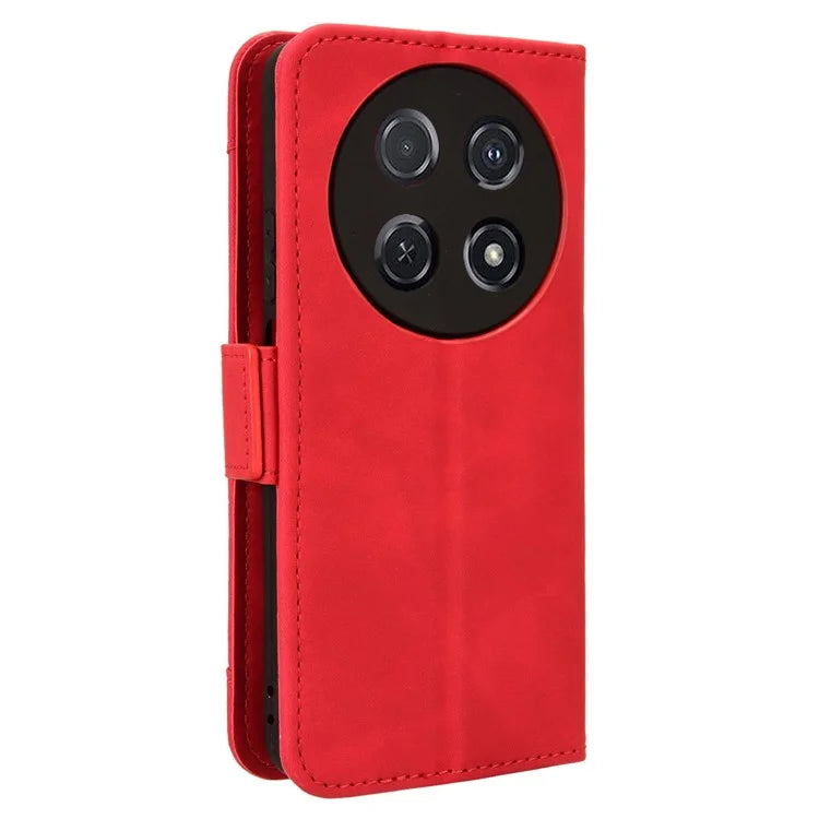For Huawei nova 12i 4G / Enjoy 70 Pro Case PU Leather Stand Function Multiple Card Slots Phone Cover