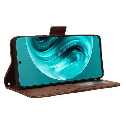 For Huawei nova 12i 4G / Enjoy 70 Pro Case PU Leather Stand Function Multiple Card Slots Phone Cover