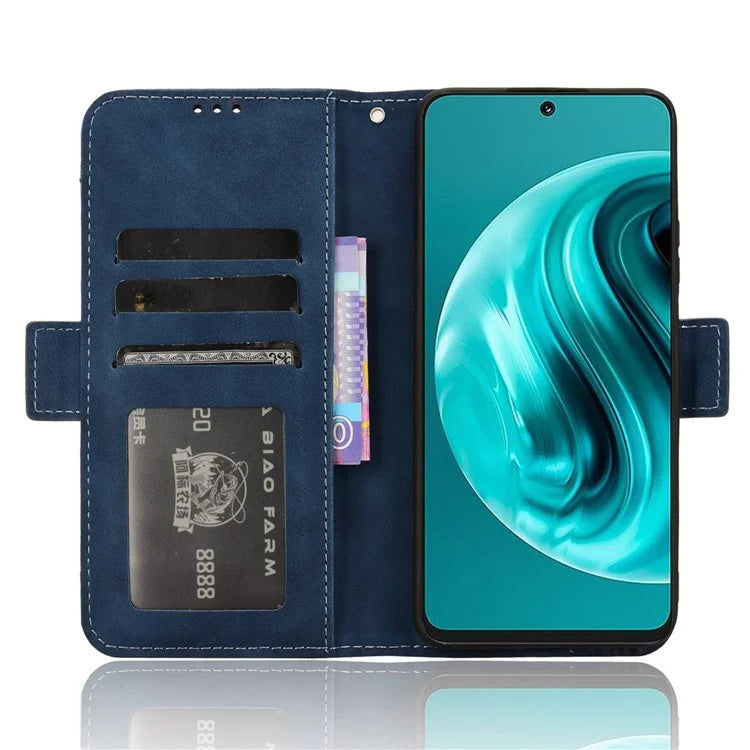 For Huawei nova 12i 4G / Enjoy 70 Pro Case PU Leather Stand Function Multiple Card Slots Phone Cover