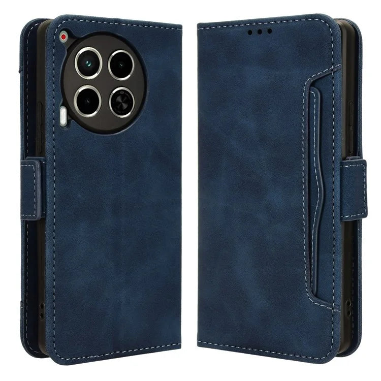 For TECNO Camon 30 4G / 30 5G / CL6 / CL7 Case Leather Phone Protector with Multiple Card Slots