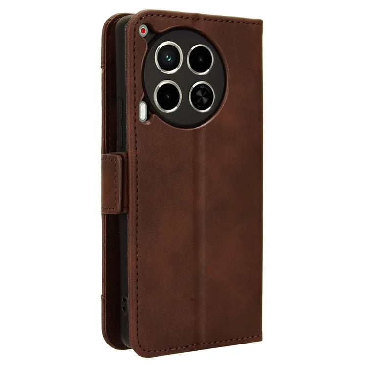 For TECNO Camon 30 4G / 30 5G / CL6 / CL7 Case Leather Phone Protector with Multiple Card Slots
