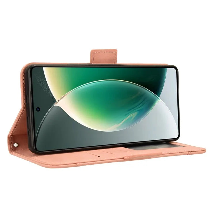 For TECNO Camon 30 4G / 30 5G / CL6 / CL7 Case Leather Phone Protector with Multiple Card Slots