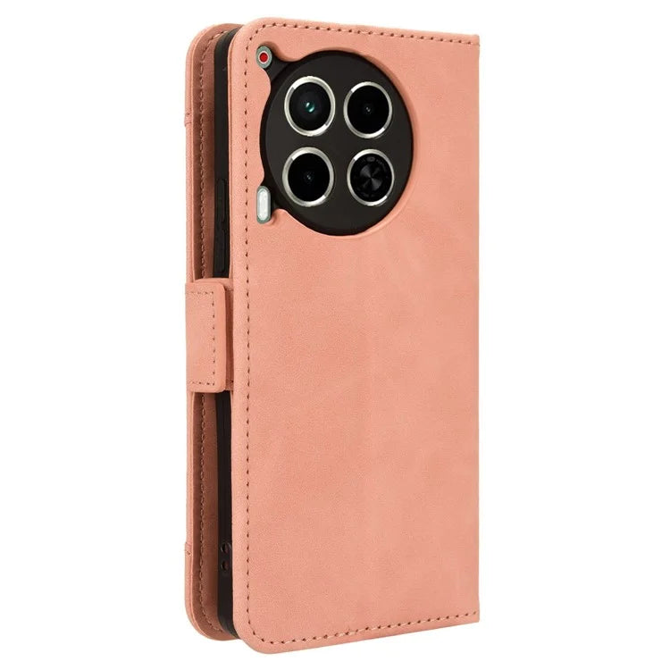 For TECNO Camon 30 4G / 30 5G / CL6 / CL7 Case Leather Phone Protector with Multiple Card Slots