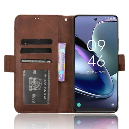 For TCL 50 5G Case Folio Leather Phone Protector Shell with Multiple Card Slots