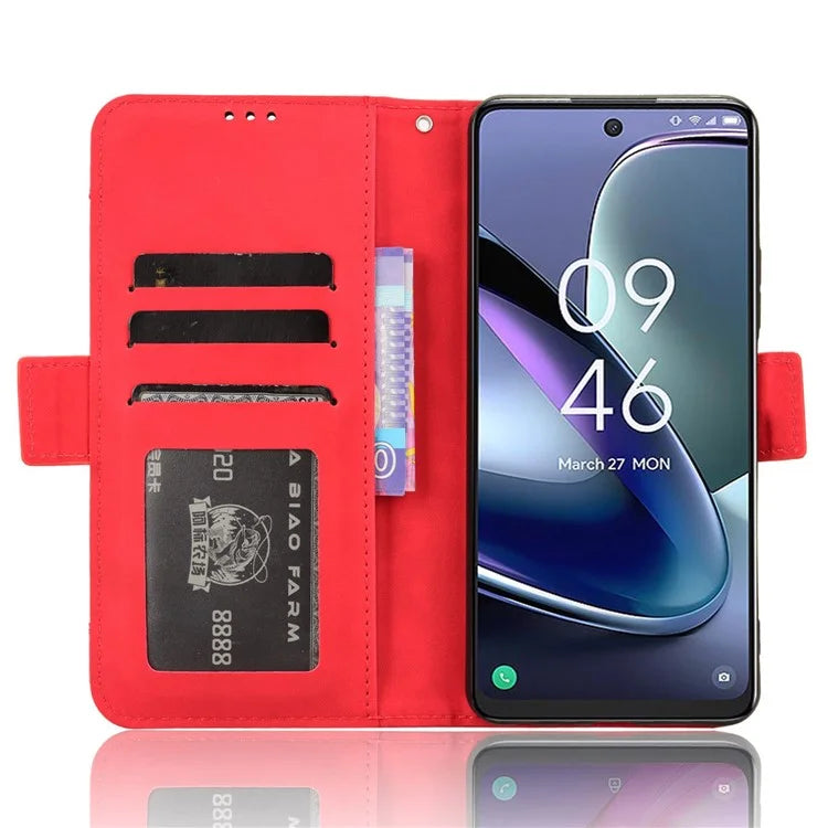 For TCL 50 5G Case Folio Leather Phone Protector Shell with Multiple Card Slots