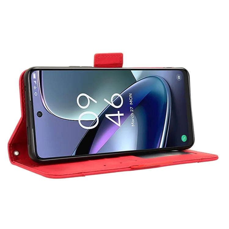 For TCL 50 5G Case Folio Leather Phone Protector Shell with Multiple Card Slots